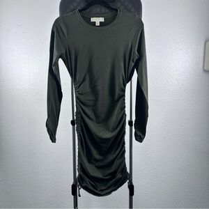 Michael KORS Women’s Olive Green Long Sleeve Dress Size XS
